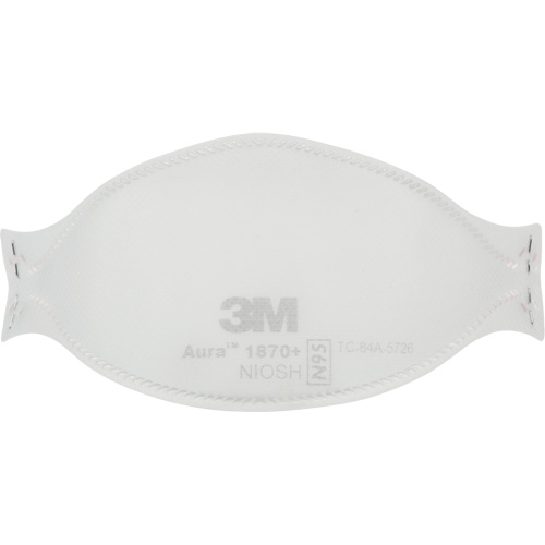 Appareil de protection respiratoire contre les particules pour soins de sant&eacute; et masque chirurgical 1870+ Aura, N95, Certifi&eacute; NIOSH/Homologu&eacute; FDA Industrial Sales