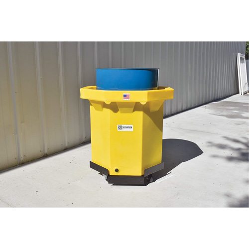 Flat-Bottom Ultra-Spill Collector&reg;, 66 US gal., Mobile Industrial Sales