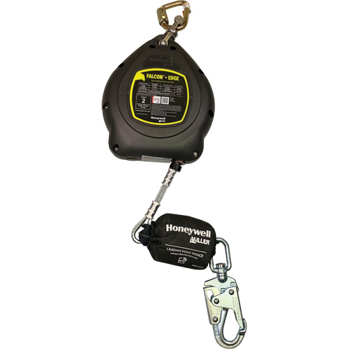 Falcon+ Edge Self-Retracting Lifeline, 20', Galvanized Steel, Swivel Industrial Sales