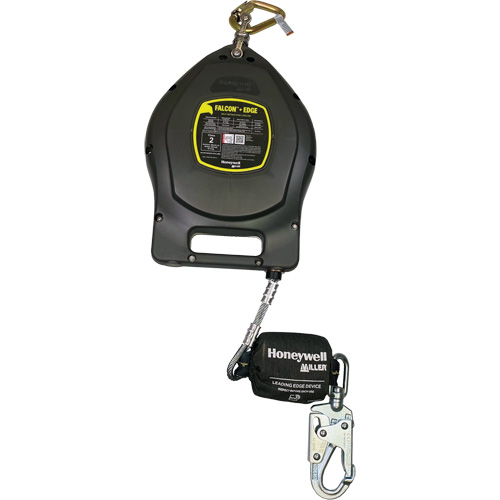 Falcon+ Edge Self-Retracting Lifeline, 50', Galvanized Steel, Swivel Industrial Sales