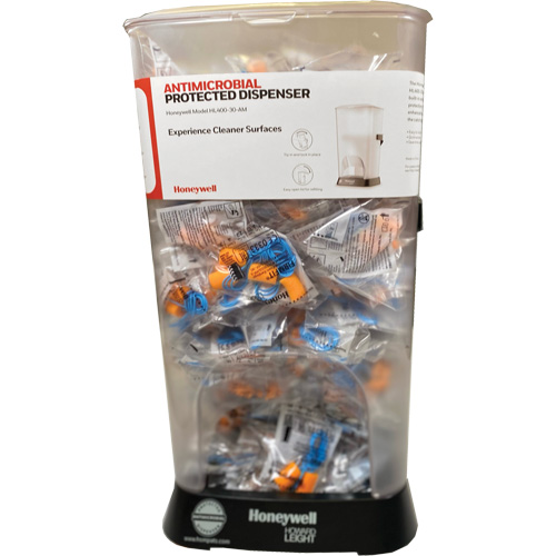 Distributeur de bouchons doreille filaires HL400 AM avec boîte de bouchons doreille FF-30 Industrial Sales