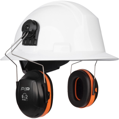 Dynamic V2 Passive Ear Muffs, Cap Mount, 25 NRR dB Industrial Sales