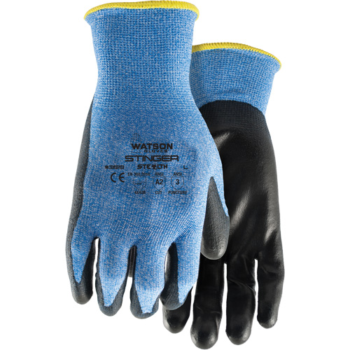 Gants anticoupures 359 Stealth Stinger, Taille T-petit, Calibre 15, Rev&ecirc;tement Polyur&eacute;thane, Enveloppe en Fibre de verre/Nylon/Spandex, ASTM ANSI niveau A2/EN 388 niveau B Industrial Sales
