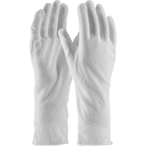CleanTeam&reg; Premium Inspection Gloves, Cotton, Unhemmed Cuff, One Size Industrial Sales