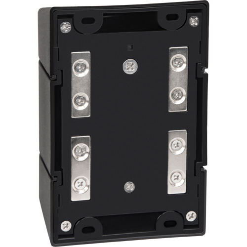 Magnetic Wall Mount Barrier with Magnetic Tape, Plastic, Magnetic Mount, 15', Black and Yellow Tape Industrial Sales