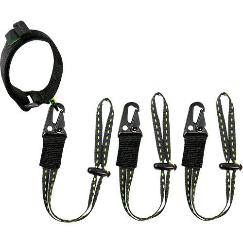 Longe de poignet GearLink avec embouts interchangeables, Longueur fixe, Boucle et crochet/Boucle Industrial Sales