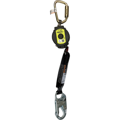 Miller TurboLite+ Personal Fall Limiter, 6', Web, Stationary Industrial Sales