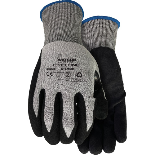 Gants r&eacute;sistant &agrave; la coupe 388 Stealth Cyclone, Taille T-petit, Calibre 18, Rev&ecirc;tement Nitrile, Enveloppe en PEHP/Polyester, ASTM ANSI niveau A2/EN 388 niveau 3 Industrial Sales