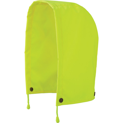 5401H Capuchon pour manteau de s&eacute;curit&eacute; imperm&eacute;able haute visibilit&eacute; ind&eacute;chirable en 300D trilob&eacute;, Jaune lime haute visibilit&eacute;, Polyester Industrial Sales