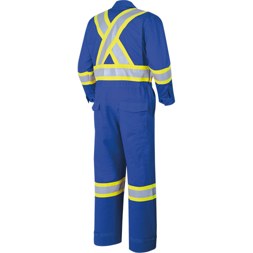 7704T FR-Tech&reg; Arc-Rated Coverall, Size 40 (Tall), Royal Blue, 10 cal/cm² Industrial Sales
