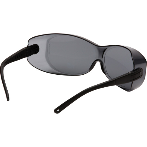 OTS&reg; XL Safety Glasses, Grey Lens, Anti-Scratch, ANSI Z87+/Meets/Exceeds CSA Z94.3 Industrial Sales