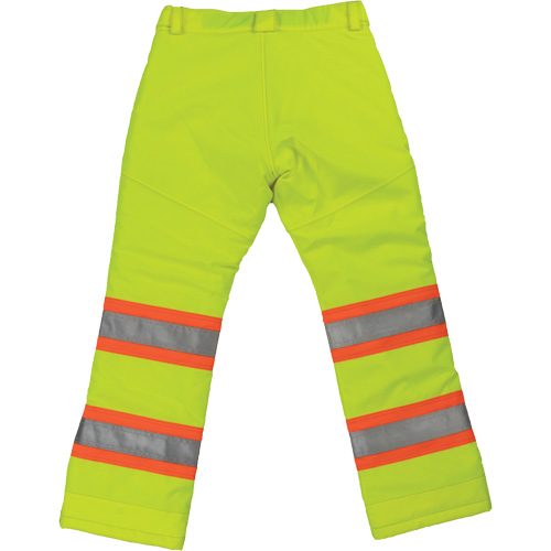 Womens Insulated Flex Safety Pant, Polyester, Large, High Visibility Lime-Yellow Industrial Sales