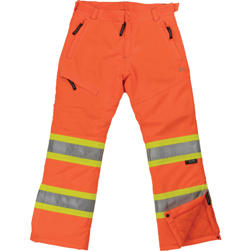 Womens Insulated Flex Safety Pant, Polyester, X-Small, High Visibility Orange Industrial Sales
