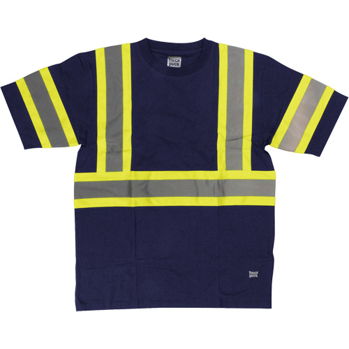Chemise de s&eacute;curit&eacute; &agrave; manches courtes, Coton, T-petit, Bleu marin Industrial Sales