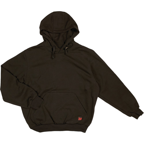 Water Repellent Fleece Pullover Hoodie, Men's, Small, Black Industrial Sales