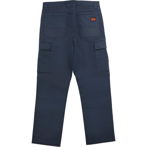 WP100 Work Pants, Cotton/Spandex, Navy Blue, Size 14, 30 Inseam Industrial Sales