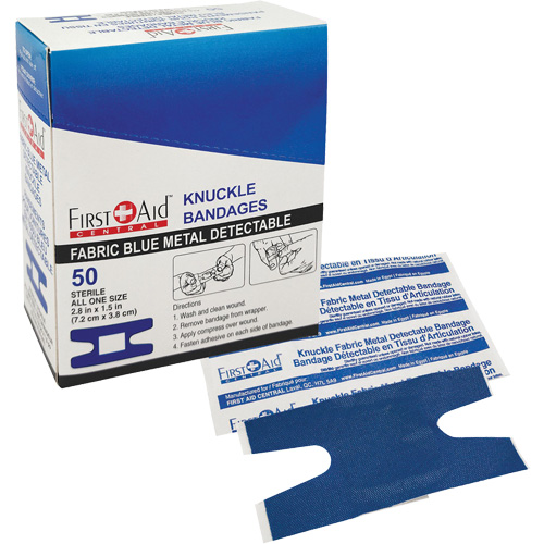 Bandages, Knuckle, Fabric Metal Detectable, Non-Sterile Industrial Sales