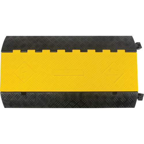 Protecteur de c&acirc;bles en polyur&eacute;thane, 3 canaux, 35,43" lo x 19,69" la x 3" h Industrial Sales