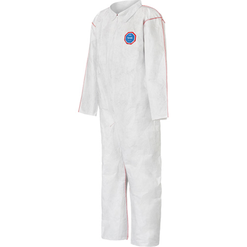 SFR Coveralls with Collar, Medium, White, Tyvek&reg; 400 Industrial Sales