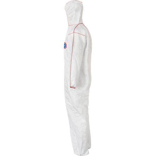 SFR Coveralls with Hood, Medium, White, Tyvek&reg; 400 Industrial Sales
