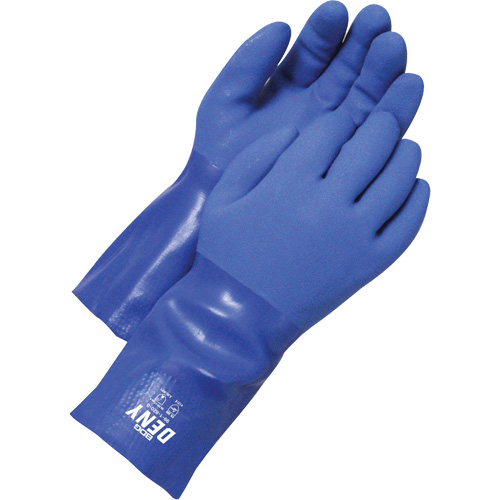 Gants textur&eacute;s, Taille 12, 12" lo, PVC, Doublure en Coton Industrial Sales