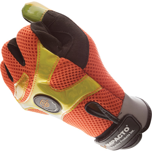 Gants antivibration haute visibilit&eacute; Air Glove, Taille 2T-Grand/11 Industrial Sales