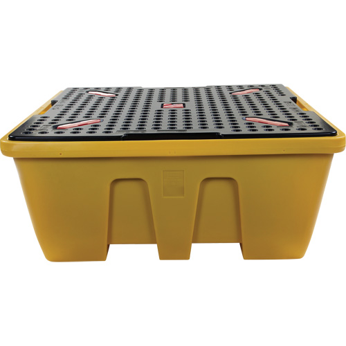 IBC Spill Pallet, 333 US gal. Spill Capacity, 66" x 66" x 27.5" Industrial Sales
