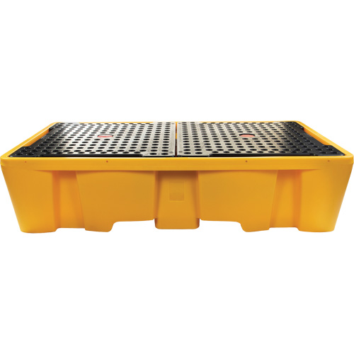 Double IBC Spill Pallet, 317 US gal. Spill Capacity, 89" x 57" x 23" Industrial Sales