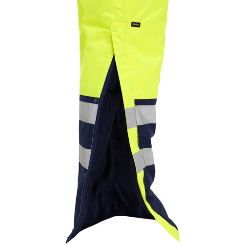 Bisley&reg; Extreme Cold Bib Overall, Polyester, Small, High Visibility Lime-Yellow Industrial Sales