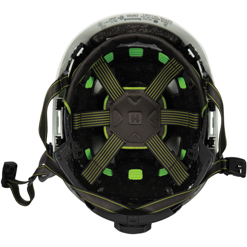 Fibre Metal Climbing Style Safety Helmet, Meets CSA Type 2, Ratchet Suspension, Vented Industrial Sales