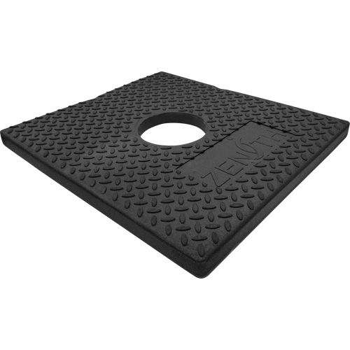 Base en caoutchouc pour poteau d&eacute;lin&eacute;ateur, 10 lb Industrial Sales