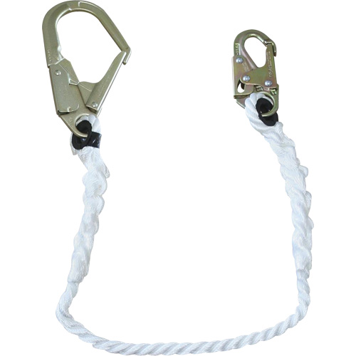 LAN-1242-4 Longe &agrave; corde de retenue 5/8", 1 branches, 4', Classe CSA A Industrial Sales