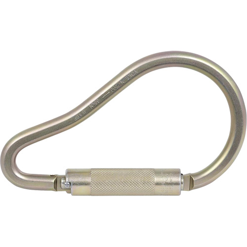CP-04011-1 Zinc Plated Carabiner with 2" Gate Opening, Steel Industrial Sales