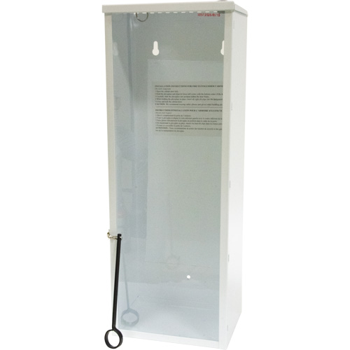 Armoire d'usage l&eacute;ger pour extincteur, 8" la x 22" h x 6" p Industrial Sales