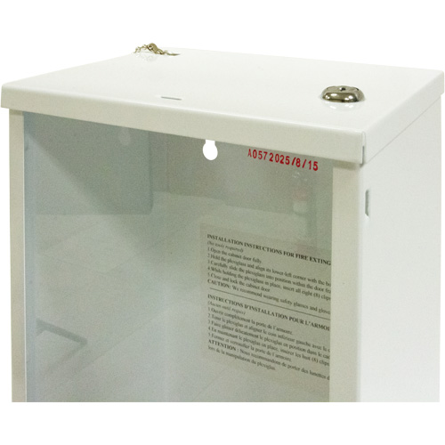 Armoire d'usage l&eacute;ger pour extincteur, 8" la x 22" h x 6" p Industrial Sales