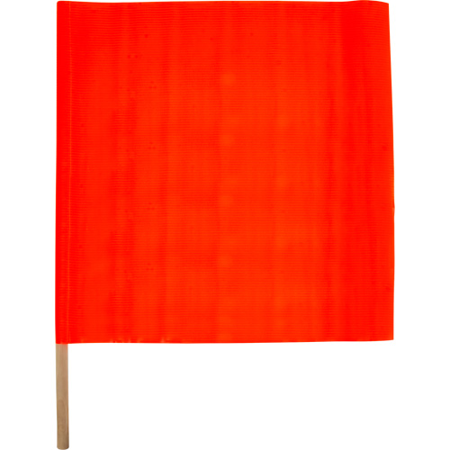 Traffic Safety Flag, Mesh, With Handle Industrial Sales