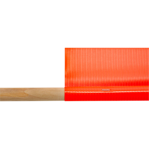 Traffic Safety Flag, Mesh, With Handle Industrial Sales
