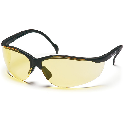 Lunettes de s&eacute;curit&eacute; &agrave; demi-monture Venture II, Lentille Ambr&eacute;e, ANSI Z87+/MCEPS GL-PD 10-12/R&eacute;pond ou surpasse la norme CSA Z94.3 Industrial Sales