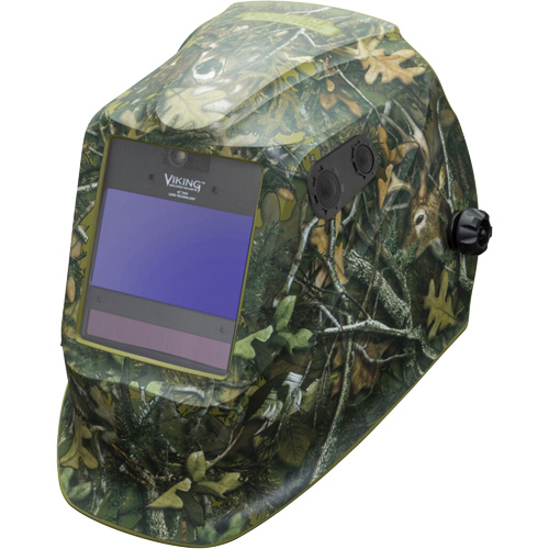 Masque de soudage VIKING 2450 s&eacute;rie ADV White Tail Camo, 3,82" lo x 2,44" la Champ de vision, Teinte 5 - 13 Industrial Sales