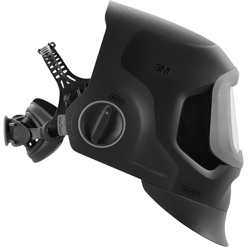 Masque de soudage noir &agrave; devant fixe Speedglas G5-03 Pro, 2,8" lo x 4,3" la Champ de vision, Teinte 2,5/5/8-13, Noir Industrial Sales