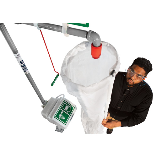 Safety Shower Test Kit with Bucket & Shower Sock Industrial Sales