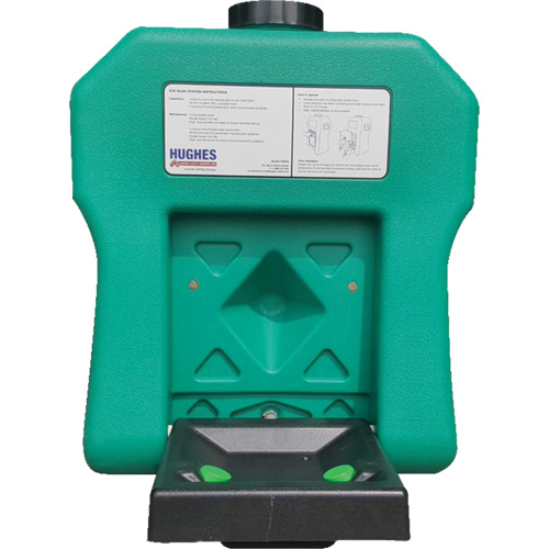 Poste de douche oculaire portable autonome, Aliment&eacute; par gravit&eacute;, Capacit&eacute; 16 gal., Conformit&eacute; ANSI Z358.1 Industrial Sales