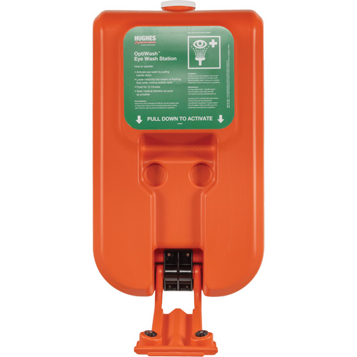 Poste de douche oculaire portable autonome, Aliment&eacute; par gravit&eacute;, Capacit&eacute; 10 gal., Conformit&eacute; ANSI Z358.1 Industrial Sales