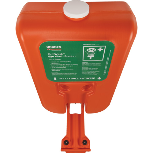 Poste de douche oculaire portable autonome, Aliment&eacute; par gravit&eacute;, Capacit&eacute; 10 gal., Conformit&eacute; ANSI Z358.1 Industrial Sales