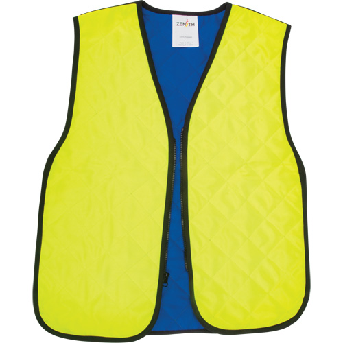 Evaporative Cooling Vest, Medium, High Visibility Lime-Yellow Industrial Sales