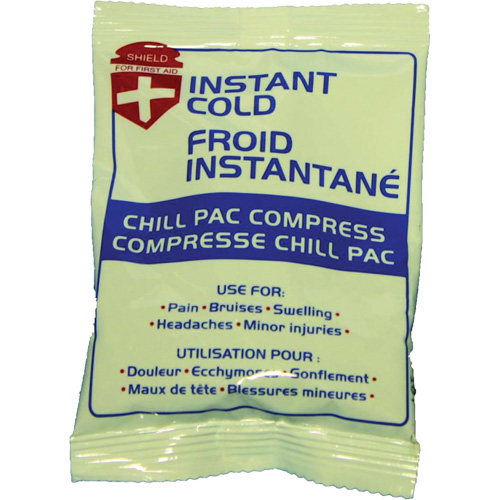 Instant Chill Pac Compress, Cold, Single Use, 4" x 6" Industrial Sales