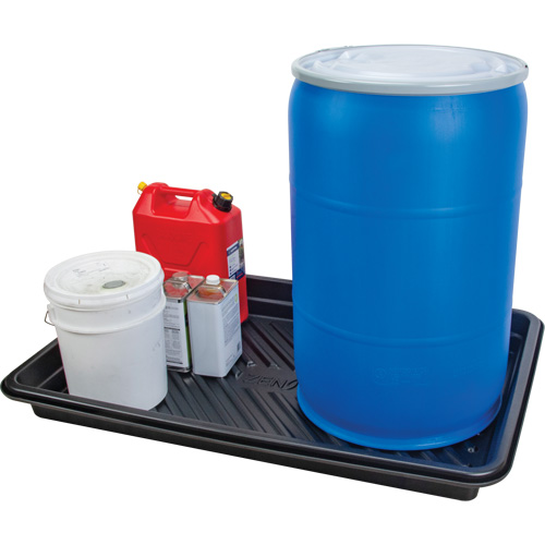 Spill Tray, 30" L x 48" W x 4.5" H, 30 US gal. Spill Capacity Industrial Sales
