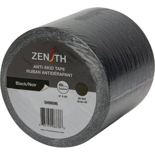 Ruban antid&eacute;rapant, 6" x 60', Noir Industrial Sales