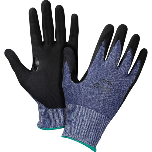 Gants r&eacute;sistant &agrave; la coupe, Taille Grand, Calibre 15, Rev&ecirc;tement Mousse de nitrile, Enveloppe en PEHP, ASTM ANSI niveau A3 Industrial Sales