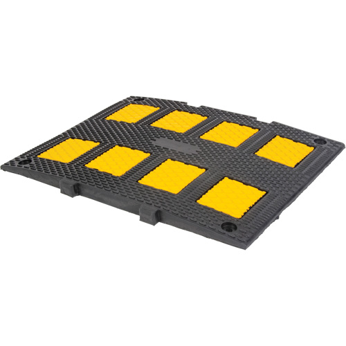 Middle Speed Hump, Rubber, 3' L x 20" W x 2" H Industrial Sales